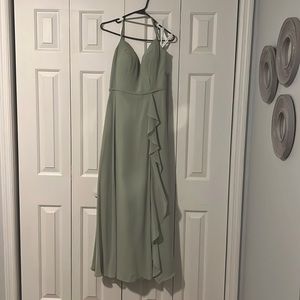 Azazie Naeem- bridesmaid dress sage green